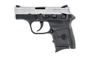 The Smith & Wesson M&P Bodyguard is a .380 ACP Sub Compact 6 round handgun with an engraved slide